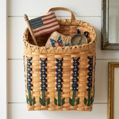 Cottage Country Wall Basket
