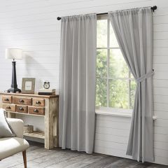 Cottage Dove Cotton Burlap Panel Set of 2