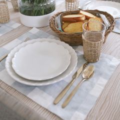 Cottage Farmhouse Buffalo Check Placemat