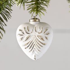 Cottage Farmhouse Rustic Heart Ornament
