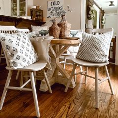 Cottage Farmhouse Spindle Back Dining Chair