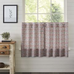 Cottage Floral Tier Curtain Panel Set of 2
