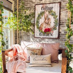 Cottage Garden Canvas Wall Art