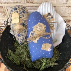 Cotton Fabric Egg Bowl Filler Set of 3