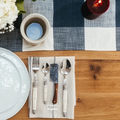 Cotton Gingham Plaid Table Runner