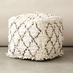 Cotton Wedding Quilt Pouf