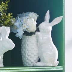 Country Bunny Bud Vase
