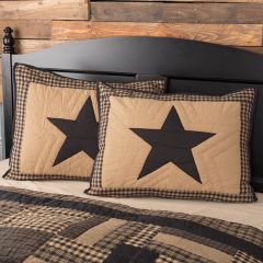 Country Check Star Sham Standard