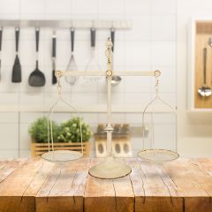 Country Chic Balance Scale With Bird