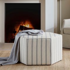 Country Chic Farmhouse Cocktail Ottoman
