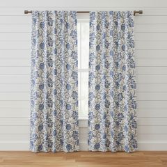 Country Chic Floral Pattern Curtain Panel