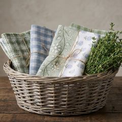 Country Cottage 4 Piece Dish Towel and Cloth Set