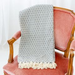 Country Cottage Fringed Throw Blanket