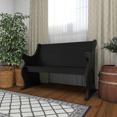 Country Cottage Pew Style Bench