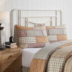 Country Cottage Vintage Patchwork Standard Sham