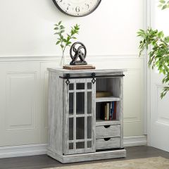 Country Cottage Wood Accent Cabinet