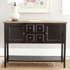 Country Living Black Sideboard Table