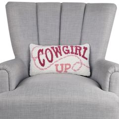 Cowgirl Up Hook Lumbar Pillow