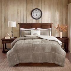 Cozy Cabin Plush Comforter Set
