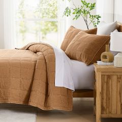 Cozy Classics 3 Piece Stonewashed Cotton Quilt Set