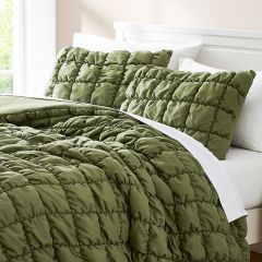 Cozy Classics Puff Quilted Comforter Set