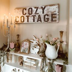 Cozy Cottage Canvas Wall Art
