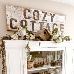Cozy Cottage Canvas Wall Art