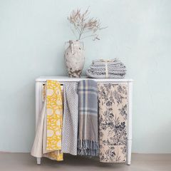 Cozy Cotton Printed Throw Blanket