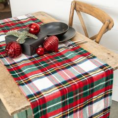 Cozy Farmhouse Tartan Table Runner