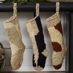 Cozy Quiet Night Knitted Stocking