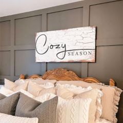 Cozy Season Canvas Wall Art