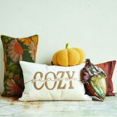 Cozy Season Velvet Lumbar Pillow