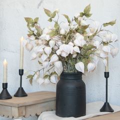 Cream Chinese Lantern Floral Spray