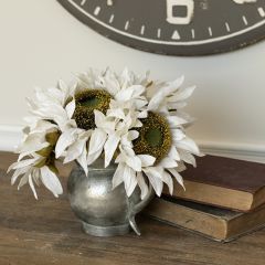 Creamy Classic Sunflower Pick
