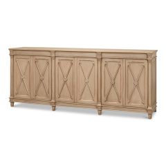 Criss Cross Arrow Pine Sideboard