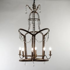 Crystal Garland 6 Light Chandelier