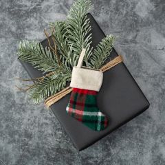 Cuffed Tartan Stocking Ornament