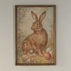 Curious Bunny Framed Wall Print