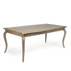 Curved Leg Farmhouse Dining Table | SHIPS FREE