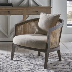 Cushioned Barrel Chair