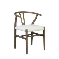 Cushioned Broomstick Dining Chair