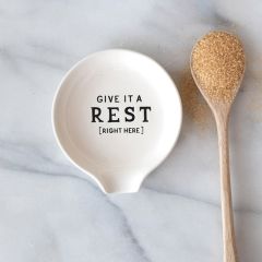 Cute Sayings Stoneware Spoon Rest
