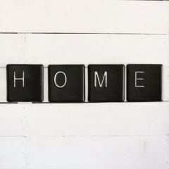 HOME Letter Wall Decor 4 Piece Set