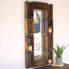 Repurposed Brick Mold Mirror