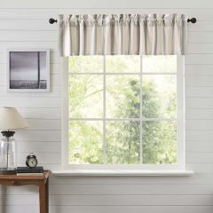 Grain Sack Stripe Valance Curtain