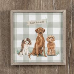Dog Best Friends Framed Print