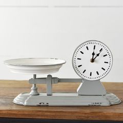 Old World Scale Decor Clock