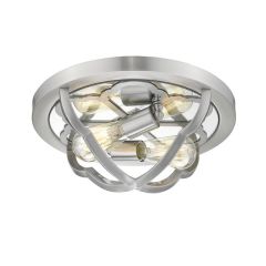 Pewter Flush Mount Light
