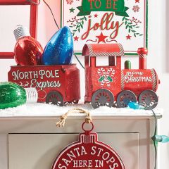 North Pole Express Train Decor