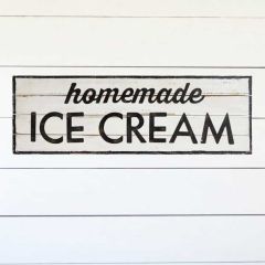 Distressed Homemade Ice Cream Sign
